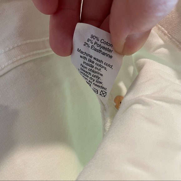 NWT J Crew White Stretch Straight Skinny Jean - Picture 2 of 5